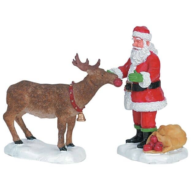 Lemax Christmas Village Reindeer Treats Set Of 2 - 62226