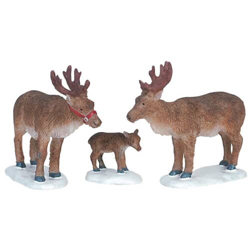 Lemax Christmas Village Reindeer Set Of 3 - 62242