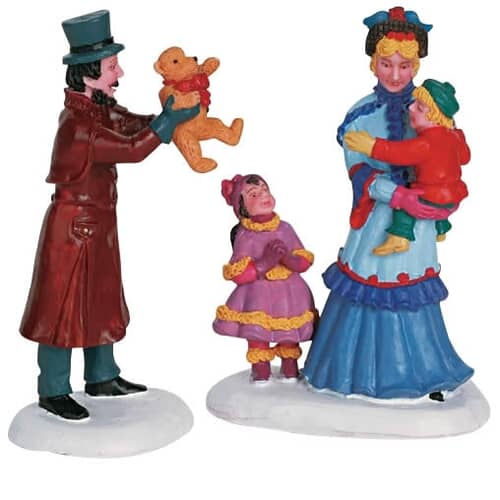 Lemax Christmas Village A Teddy Of My Own - Set of 2 - 62262