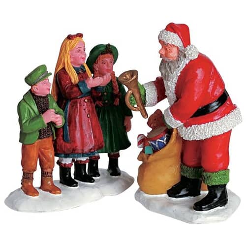 Lemax Christmas Village Toys For Everyone - Set of 2 - 62309
