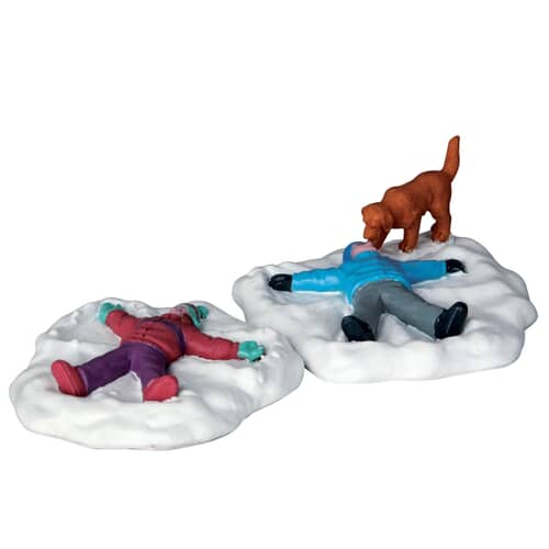 Lemax Christmas Village Snow Angels Set Of 2 - 62444