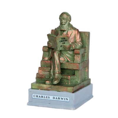 Lemax Christmas Village Park Statue - Charles Darwin - 64074