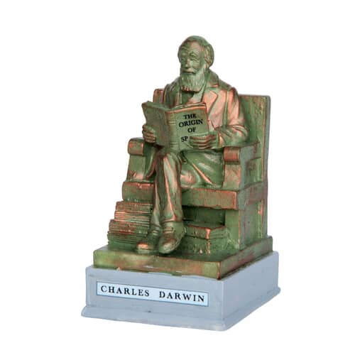 Lemax Christmas Village Park Statue - Charles Darwin - 64074