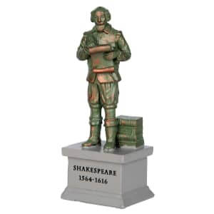 Lemax Christmas Village Park Statue Shakespeare - 64075