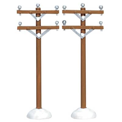 Lemax Christmas Village Telephone Poles - 64461