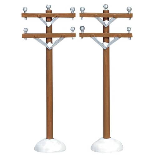 Lemax Christmas Village Telephone Poles - 64461
