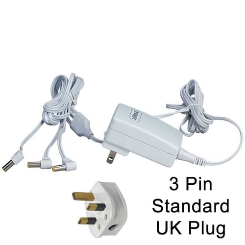 Lemax Christmas Village Power Adaptor 4.5v White 3 Output - 64517
