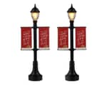 Lemax Lemax Christmas Village Lamp Post Banners - 64643