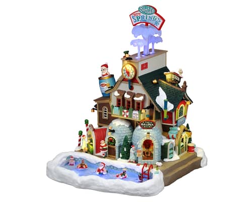 Lemax Christmas Village Santas Hot Springs Oasis - 65522