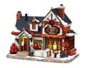 Lemax Christmas Village Poinsettia Lane Bed  Breakfast - 65525