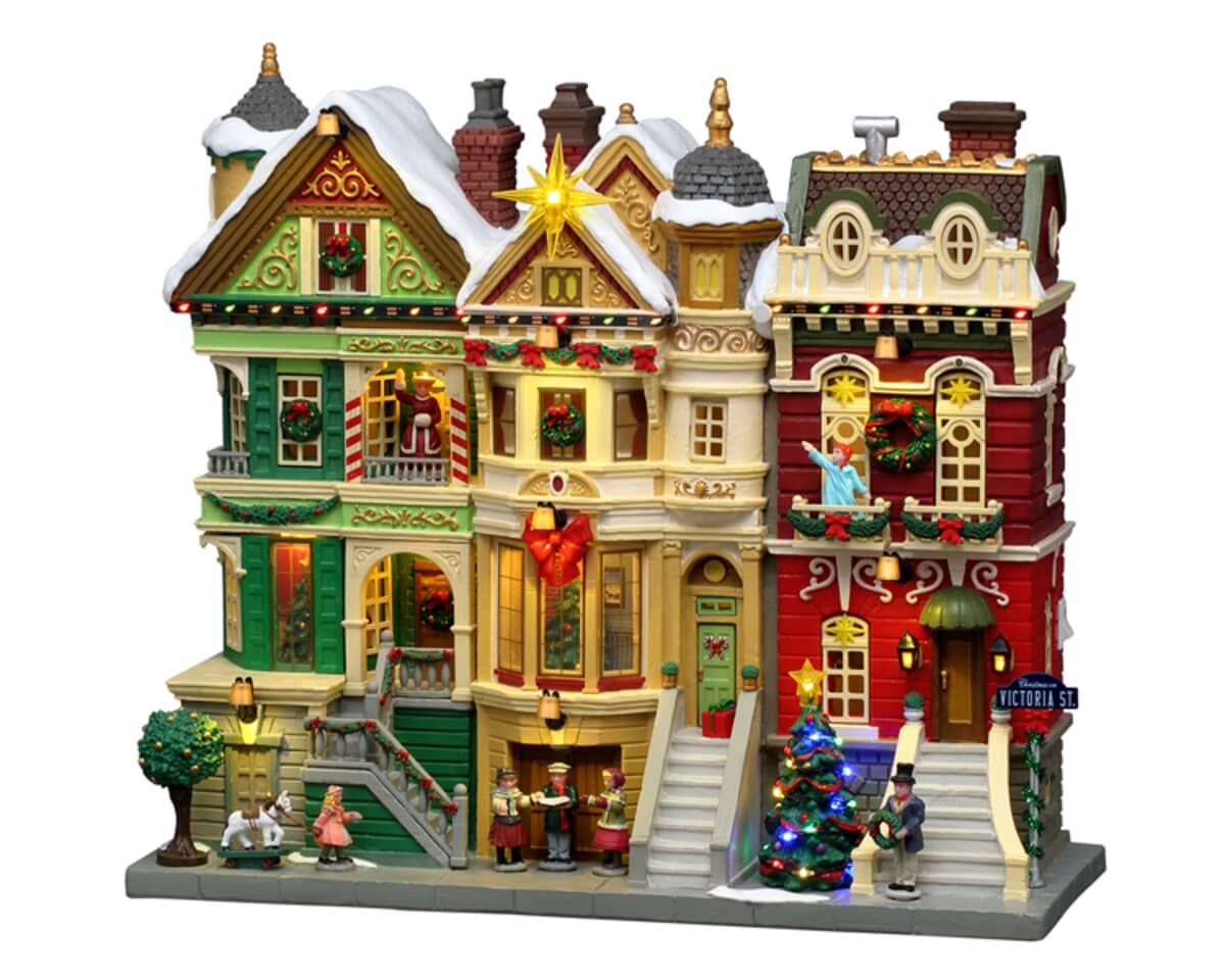 Lemax Christmas Village Christmas On Victoria Street - 65530