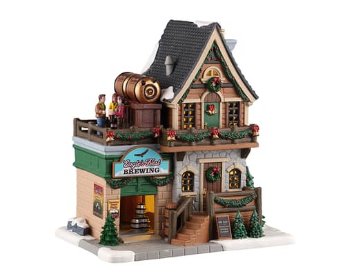 Lemax Christmas Village Eagles Nest Brewing - 65534