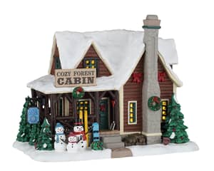Lemax Christmas Village Cozy Forest Cabin - 65535