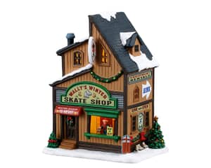 Lemax Christmas Village Wallys Winter Skate Shop - 65539