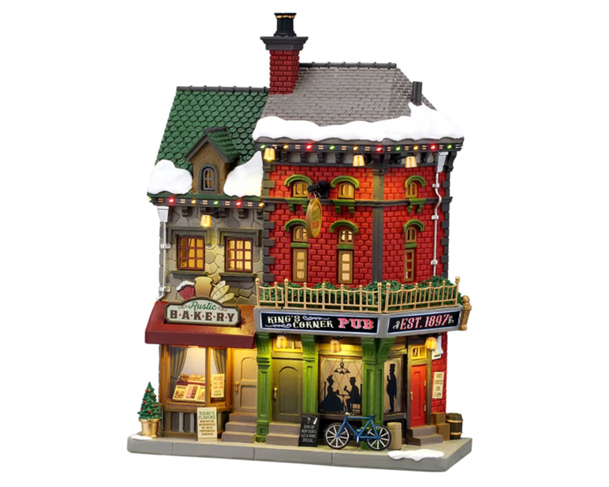 Lemax Christmas Village Kings Corner Pub - 65569