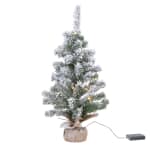 Lemax Kaemingk Everlands Imperial Mini Christmas Tree Snowy Pre Lit 60cm