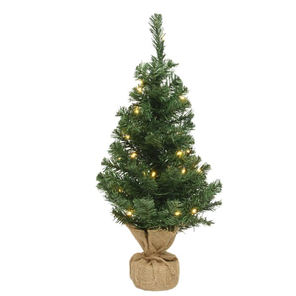 Kaemingk Everlands Imperial Mini Christmas Tree Prelit 45cm
