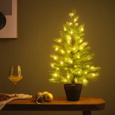 Kaemingk Everlands Allison Mini Tree Prelit 45cm