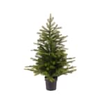 Lemax Kaemingk Everlands 60cm Grandis Mini Artificial Christmas Tree In Pot