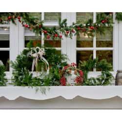Kaemingk Everlands Grandis 50cm Artificial Christmas Wreath Indoor and Outdoor