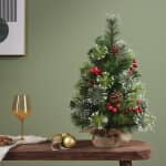 Lemax Kaemingk Everlands 60cm Mini Tree Berry/Pinecone