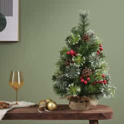 Kaemingk Everlands 60cm Mini Tree Berry/Pinecone