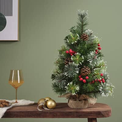 Kaemingk Everlands 60cm Mini Tree Berry/Pinecone