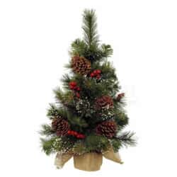 Kaemingk 75cm Xmas Tree-Berries & Cones