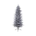 Kaemingk Everlands Frosted Grandis Slim Fir Artificial Christmas Tree 2.1m/7ft