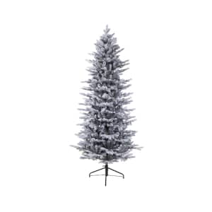 Kaemingk Everlands Frosted Grandis Slim Fir Artificial Christmas Tree 2.4m/ 8ft 