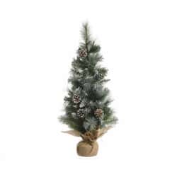 Kaemingk Everlands Frosted Hard Needle Mini Tree 45cm