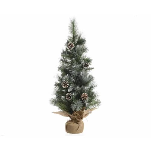 Kaemingk Everlands Frosted Hard Needle Mini Tree 45cm