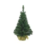 Lemax Kaemingk Everlands Imperial Mini Tree in Jute Bag 75cm Artificial Christmas Tree