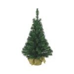 Kaemingk Everlands Imperial Mini Tree in Jute Bag 75cm Artificial Christmas Tree