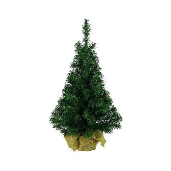 Kaemingk Everlands Mini Tree in Jute Bag 90cm Artificial Christmas Tree