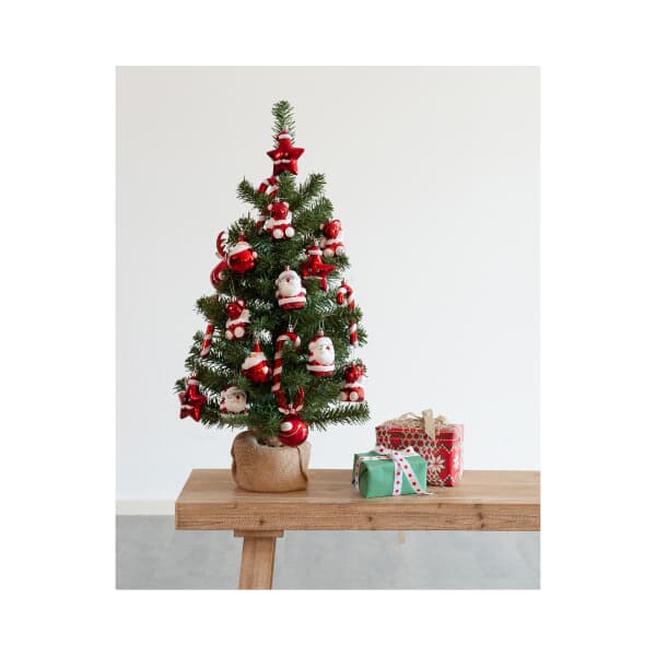 Kaemingk Everlands Imperial Mini Christmas Tree with Decorative Figures 75cm