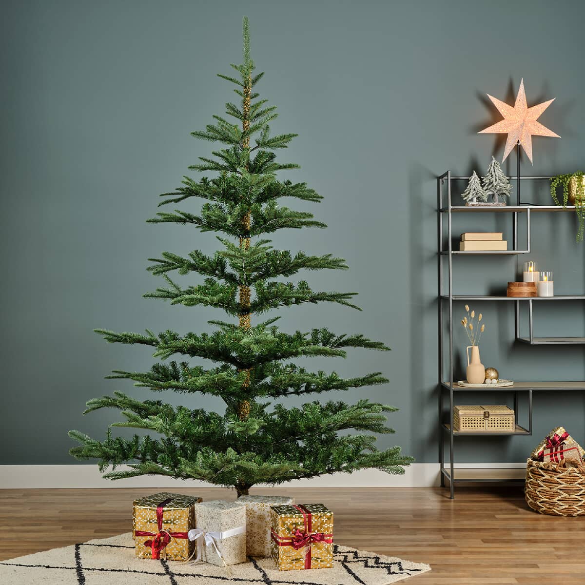 Kaemingk Everlands Nobilis Fir Artificial Christmas Tree - 2.1m (7ft)