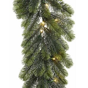 Kaemingk Everlands Imperial Garland Prelit Warm White 270cm/ 9ft