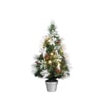 Lemax Kaemingk Everlands 3ft Morzine Dressed F/O LED Tree