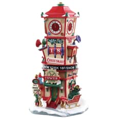 Lemax Christmas Village Countdown Clock Tower - 73333