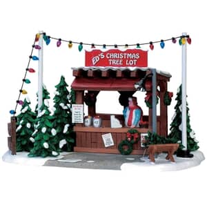Lemax Christmas Village Eds Christmas Tree Lot - 73646