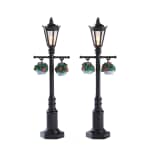 Lemax Lemax Christmas Village Old English Lamp Post Set Of 2 Battery Operated (4.5V) - 74231