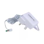 Lemax Lemax Christmas Village UK Plug Power Adaptor 4.5V 550Ma White 1-Output Bs - 74254