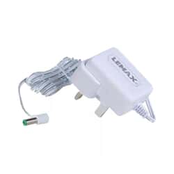 Lemax Christmas Village UK Plug Power Adaptor 4.5V 550Ma White 1-Output Bs - 74254