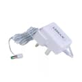 Lemax Christmas Village UK Plug Power Adaptor 4.5V 550Ma White 1-Output Bs - 74254