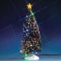 Lemax Christmas Village Evergreen Tree With 24 Multi Light Battery Operated (4.5V) - 74263