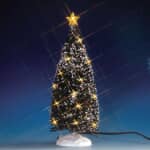 Lemax Lemax Christmas Village Evergreen Tree With 24 Clear Light Battery Operated (4.5V) - 74264
