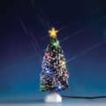 Lemax Christmas Village Evergreen Tree With 12 Multi Light Battery Operated (4.5V) - 74266
