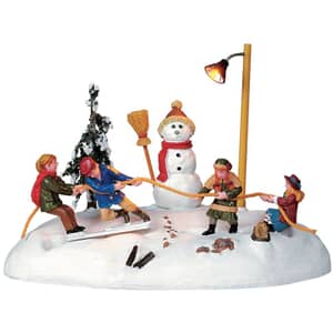 Lemax Christmas Village Boys V. Girls Battery-Operated (4.5V) - 74677
