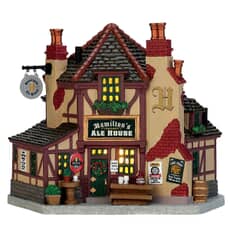 Lemax Christmas Village Hamiltons Ale House Battery Operated Led - 75250